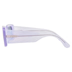 Dries Van Noten Ladies Rectangular Grey Sunglasses