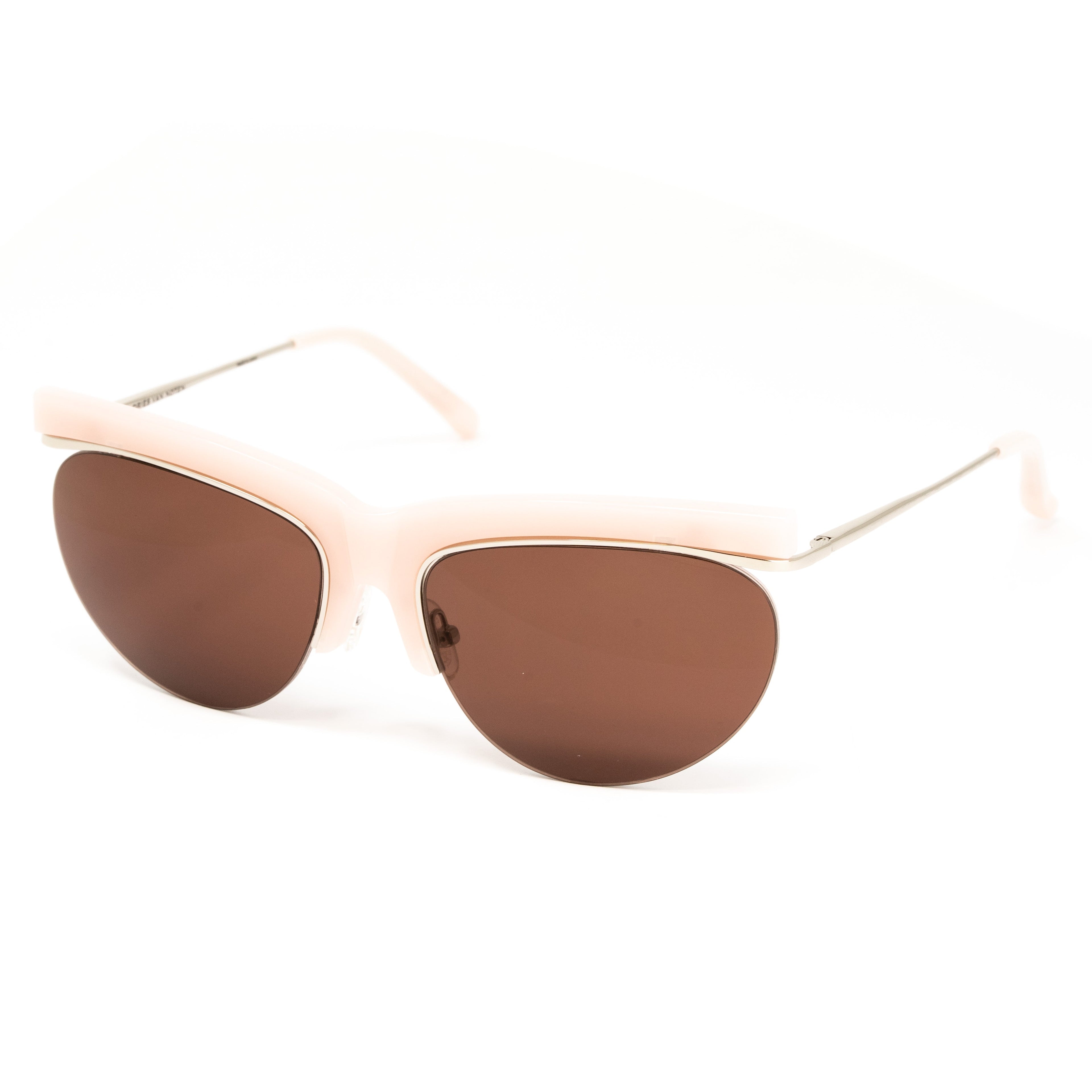 Dries Van Noten x Linda Farrow Pink Sunglasses