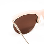 Dries Van Noten x Linda Farrow Pink Sunglasses