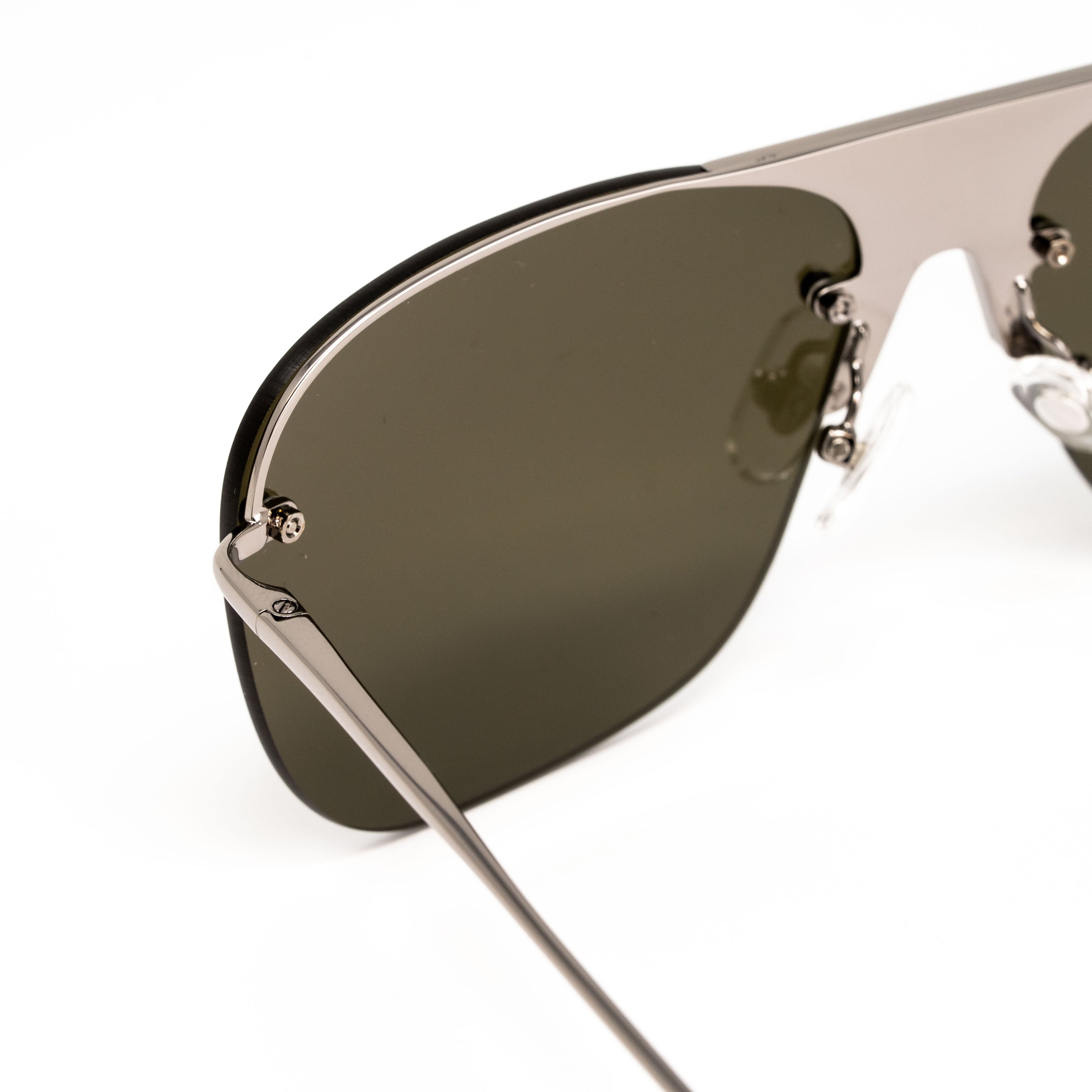 Dries Van Noten x Linda Farrow Green Sunglasses