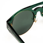 Dries Van Noten x Linda Farrow Green Sunglasses