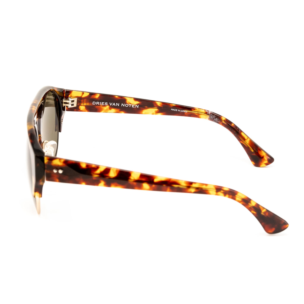 Dries Van Noten x Linda Farrow Tortoiseshell Sunglasses