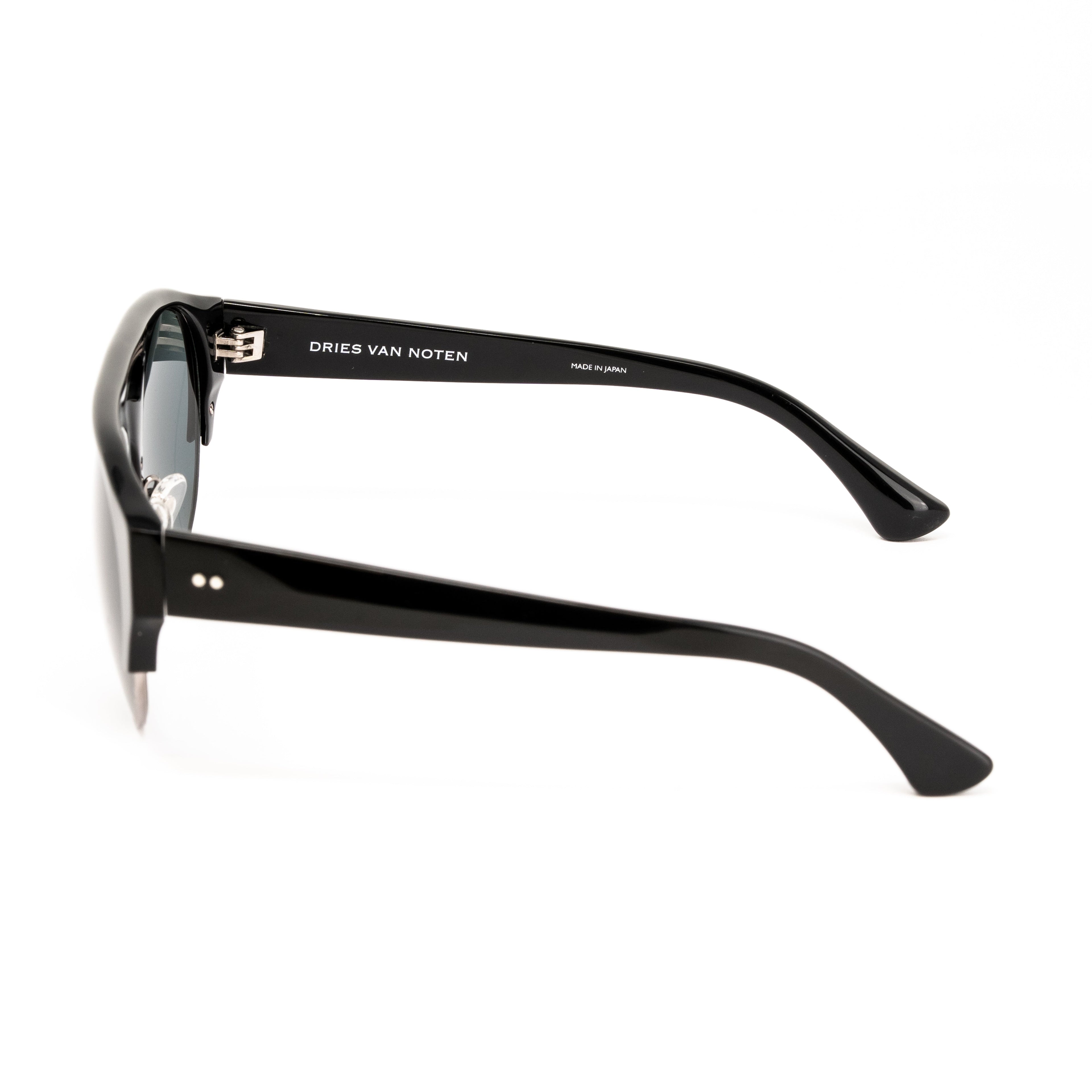 Dries Van Noten x Linda Farrow Black Sunglasses