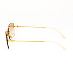 Dries Van Noten x Linda Farrow Gold Sunglasses