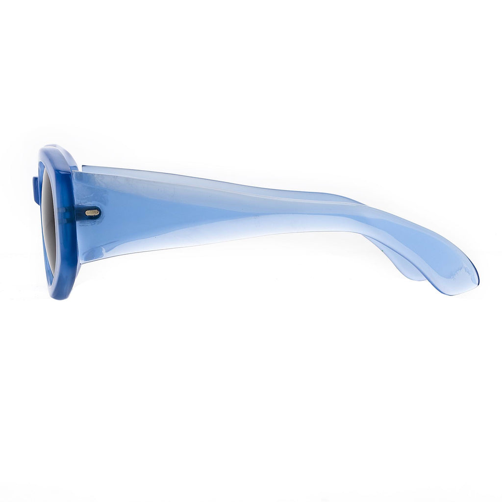 Dries Van Noten Ladies Oval Brown Sunglasses