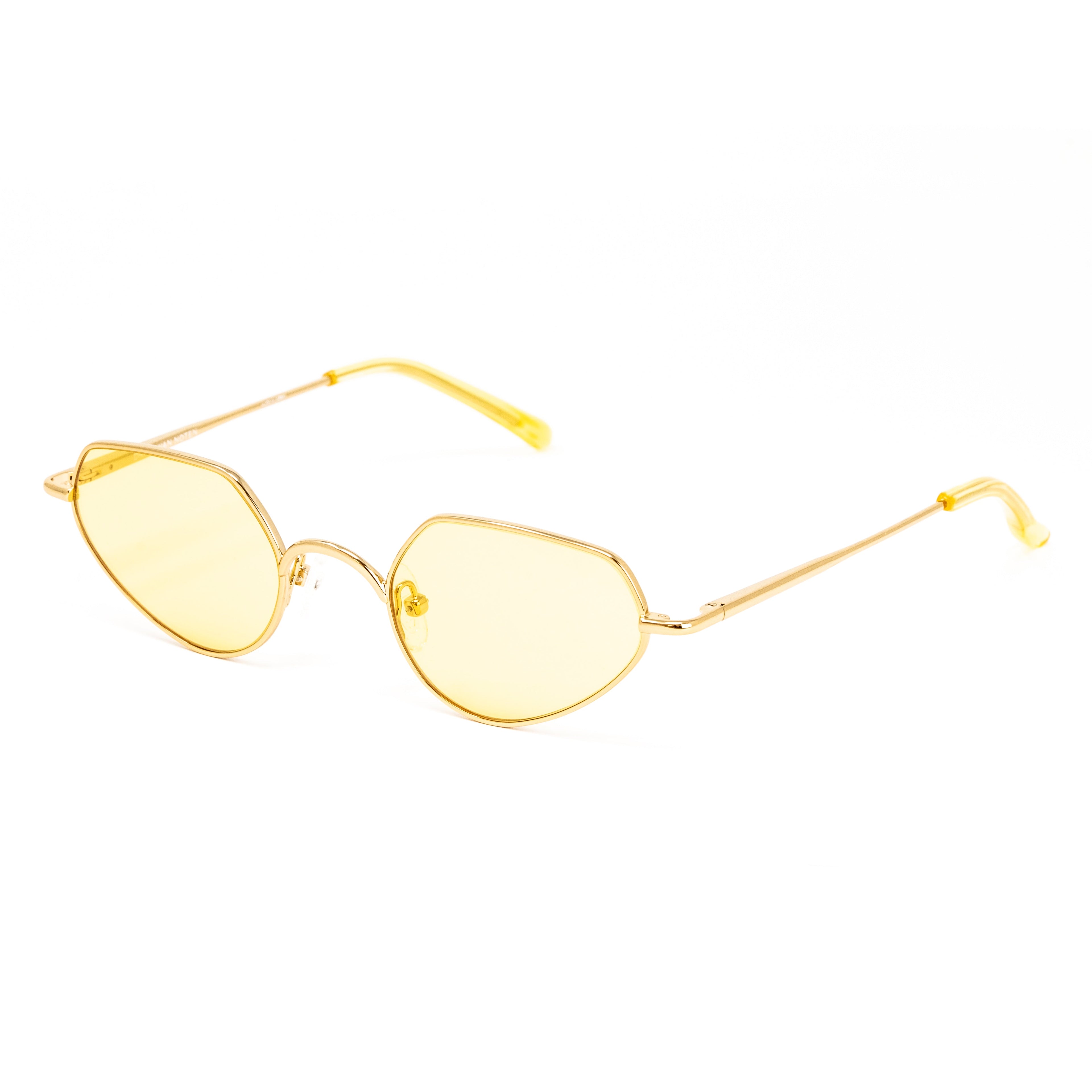 Dries Van Noten x Linda Farrow Gold Sunglasses