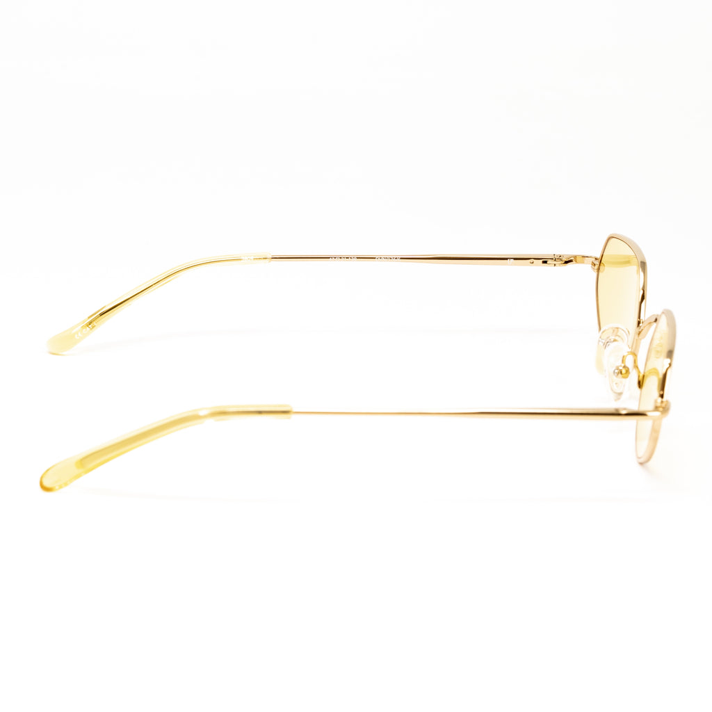 Dries Van Noten x Linda Farrow Gold Sunglasses