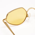 Dries Van Noten x Linda Farrow Gold Sunglasses