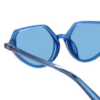 Dries Van Noten Ladies Cat Eye Blue Sunglasses