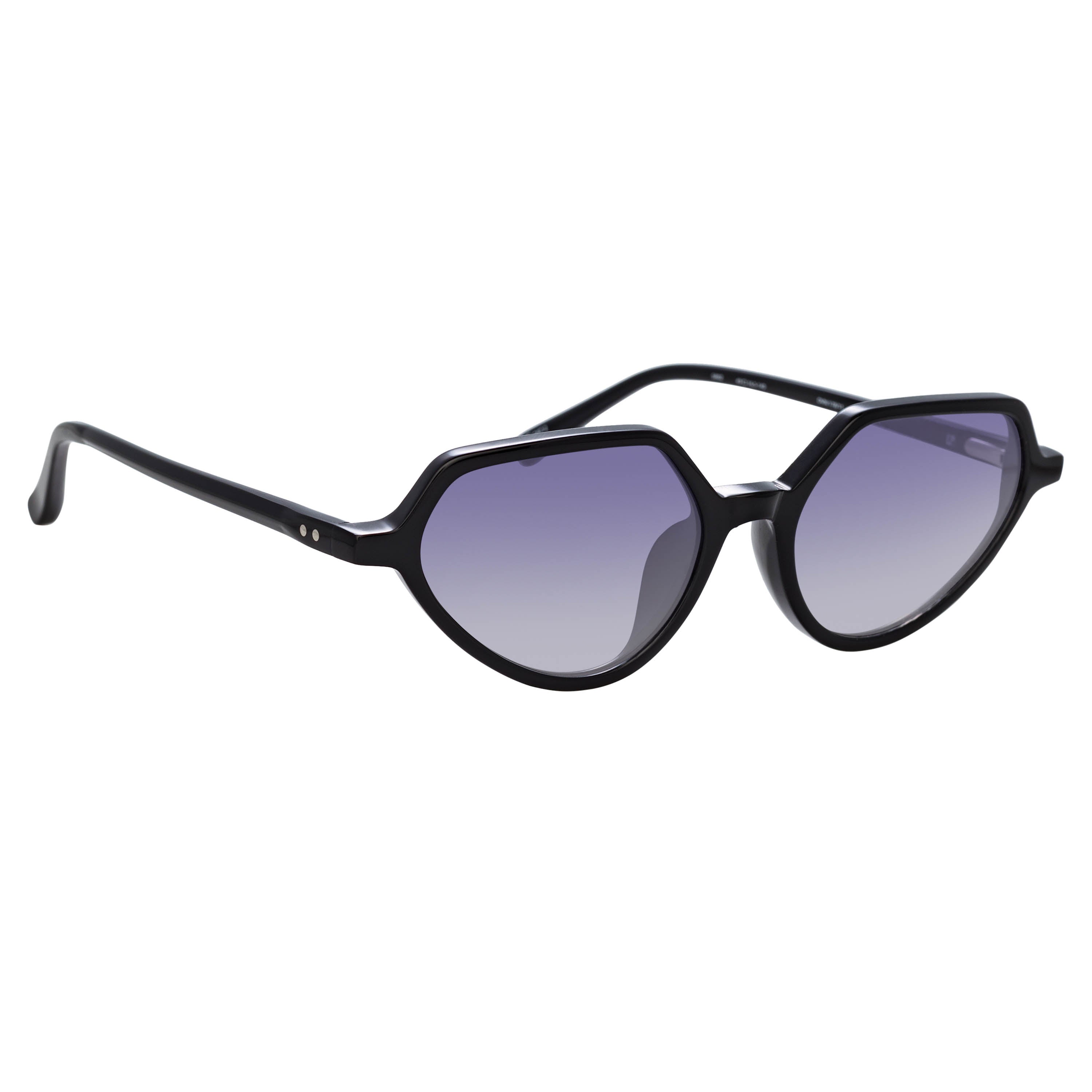 Dries Van Noten Ladies Cat Eye Grey Sunglasses