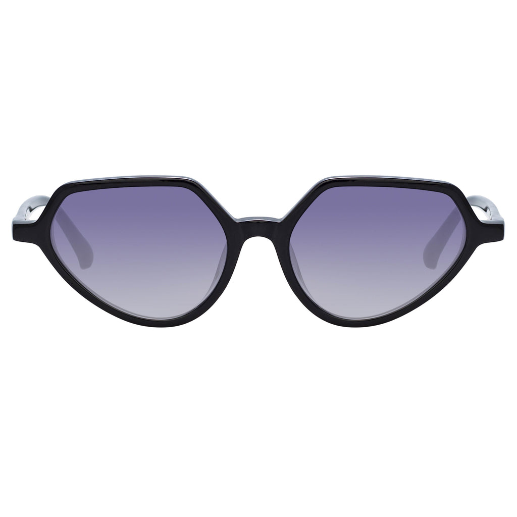 Dries Van Noten Ladies Cat Eye Grey Sunglasses