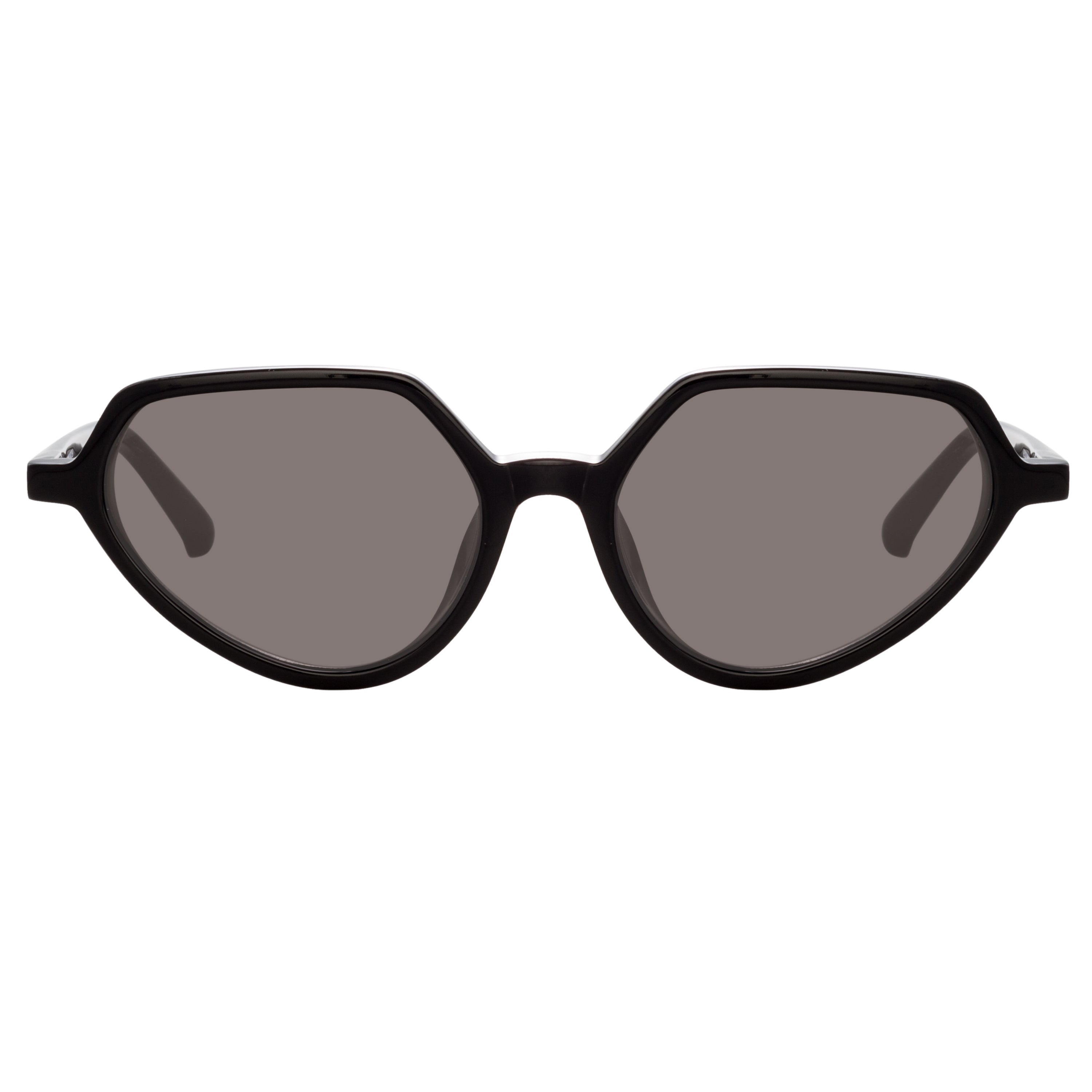Dries Van Noten Ladies Cat Eye Grey Sunglasses
