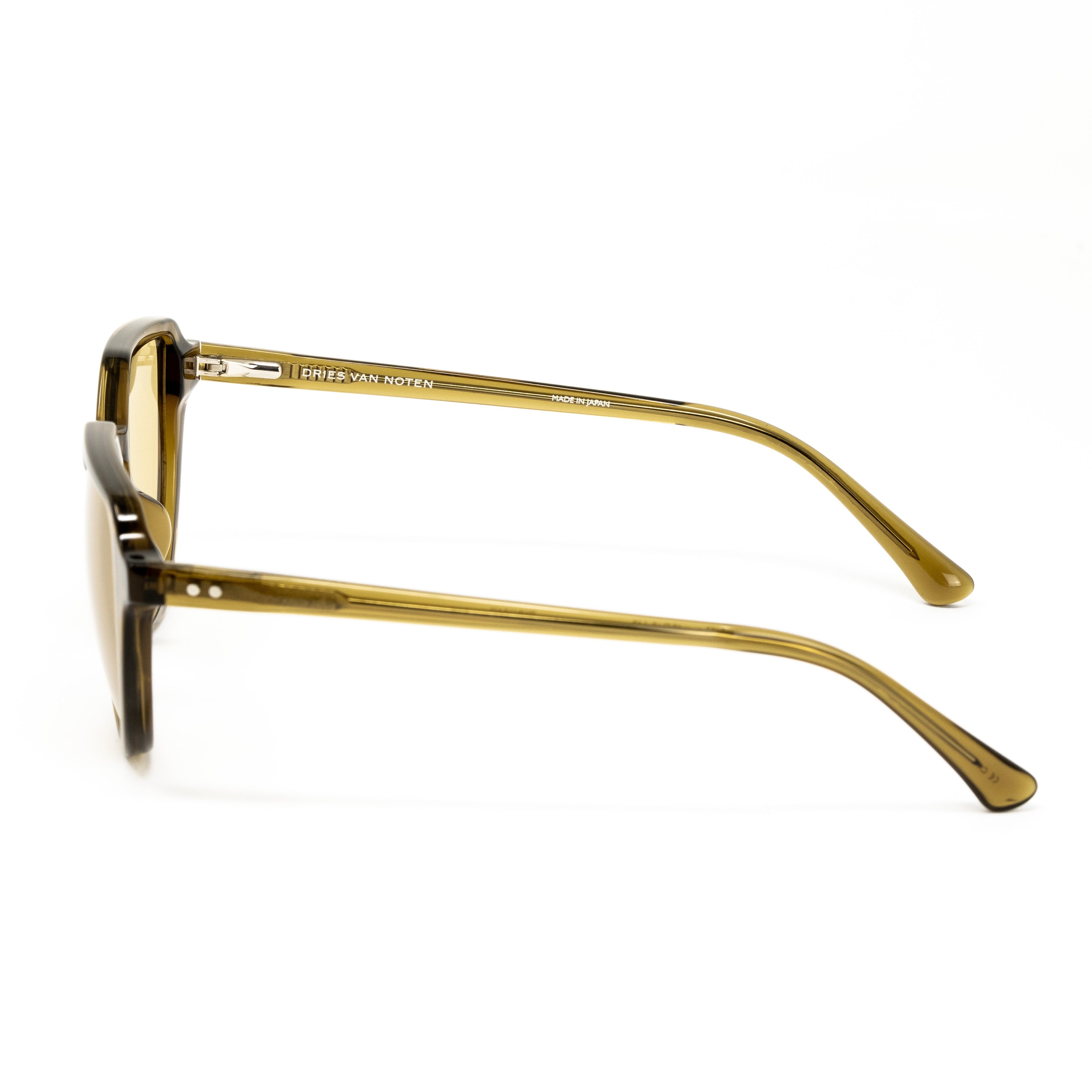 Dries Van Noten x Linda Farrow Brown Sunglasses
