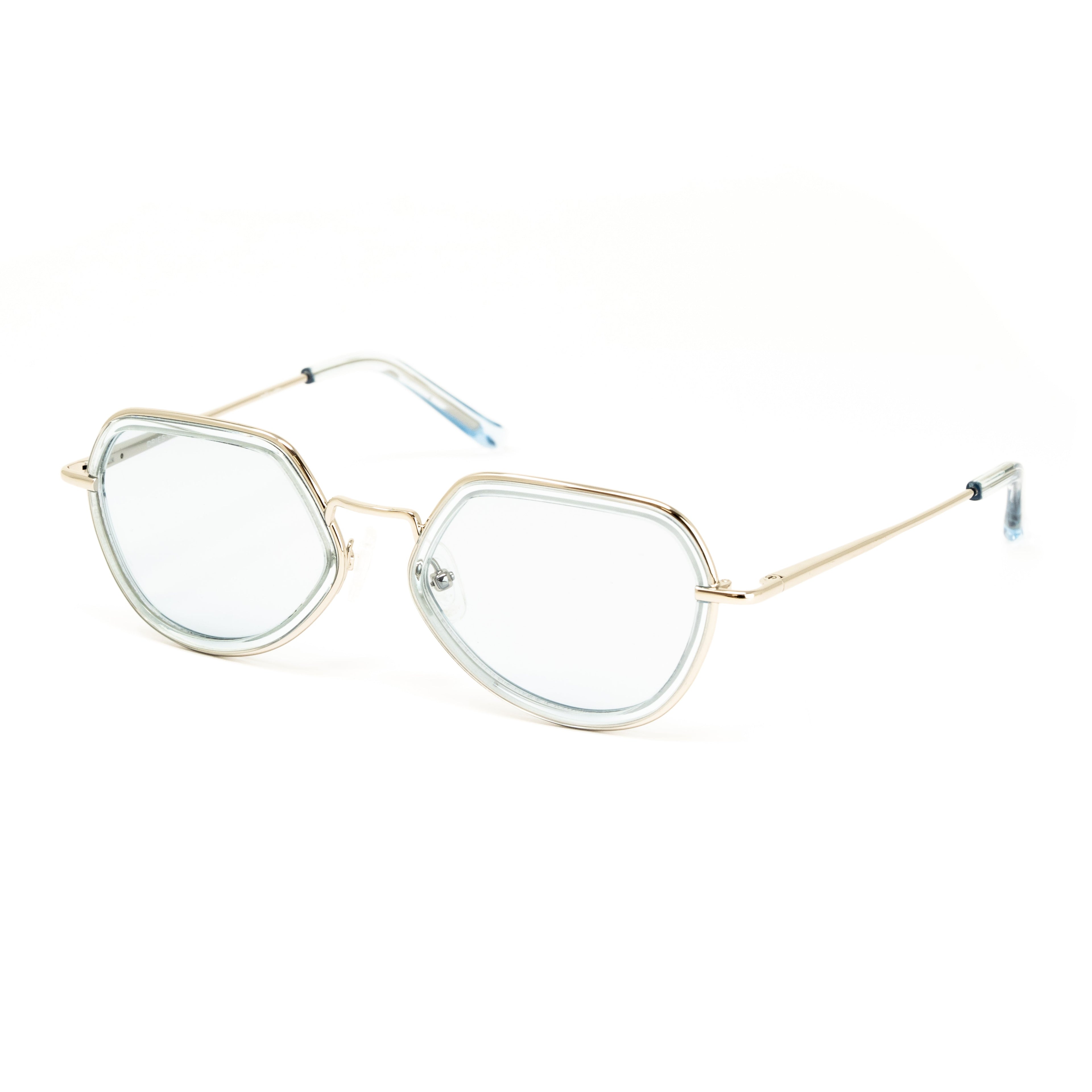 Dries Van Noten x Linda Farrow Gold Sunglasses