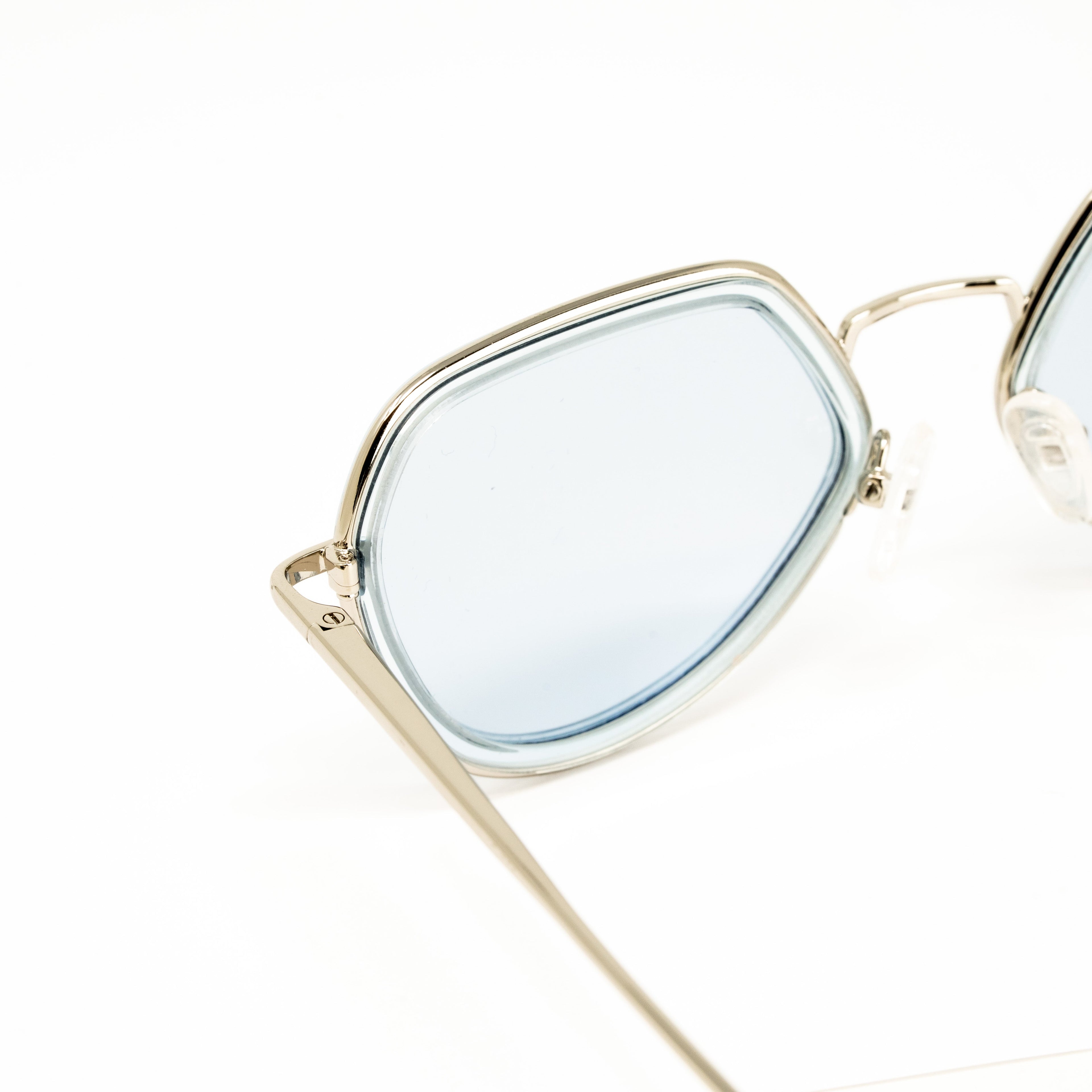 Dries Van Noten x Linda Farrow Gold Sunglasses