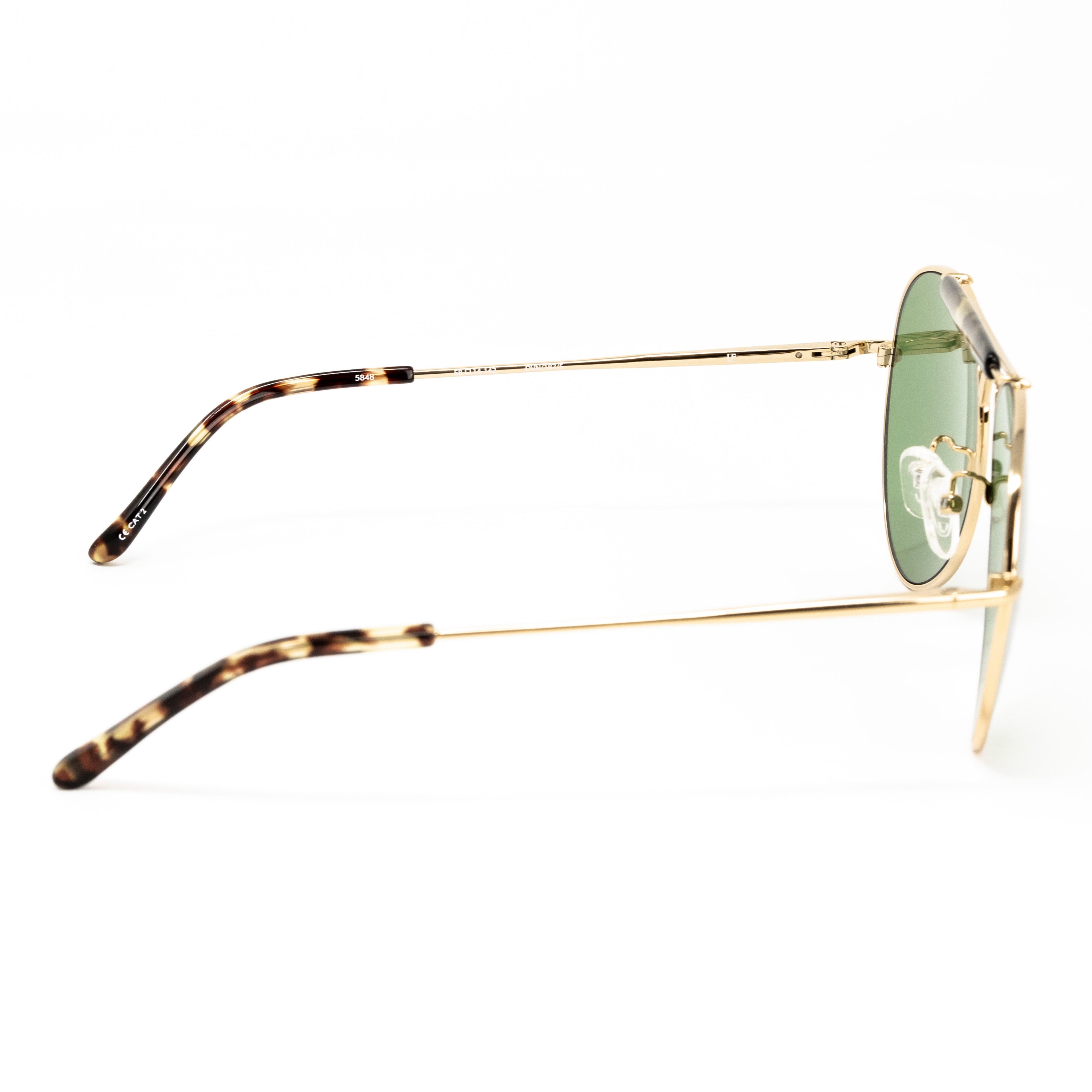 Dries Van Noten x Linda Farrow Green Sunglasses