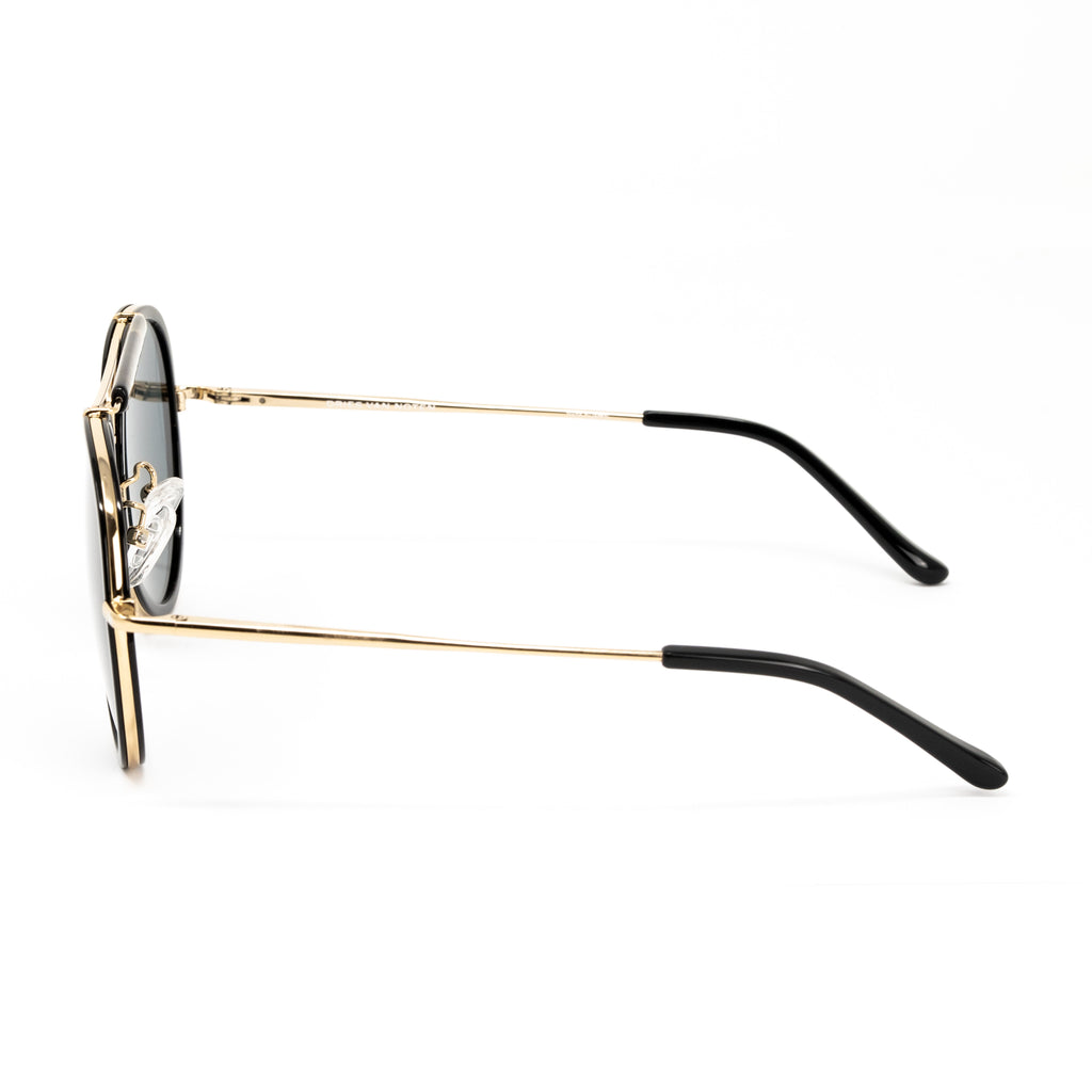 Dries Van Noten x Linda Farrow Black Sunglasses