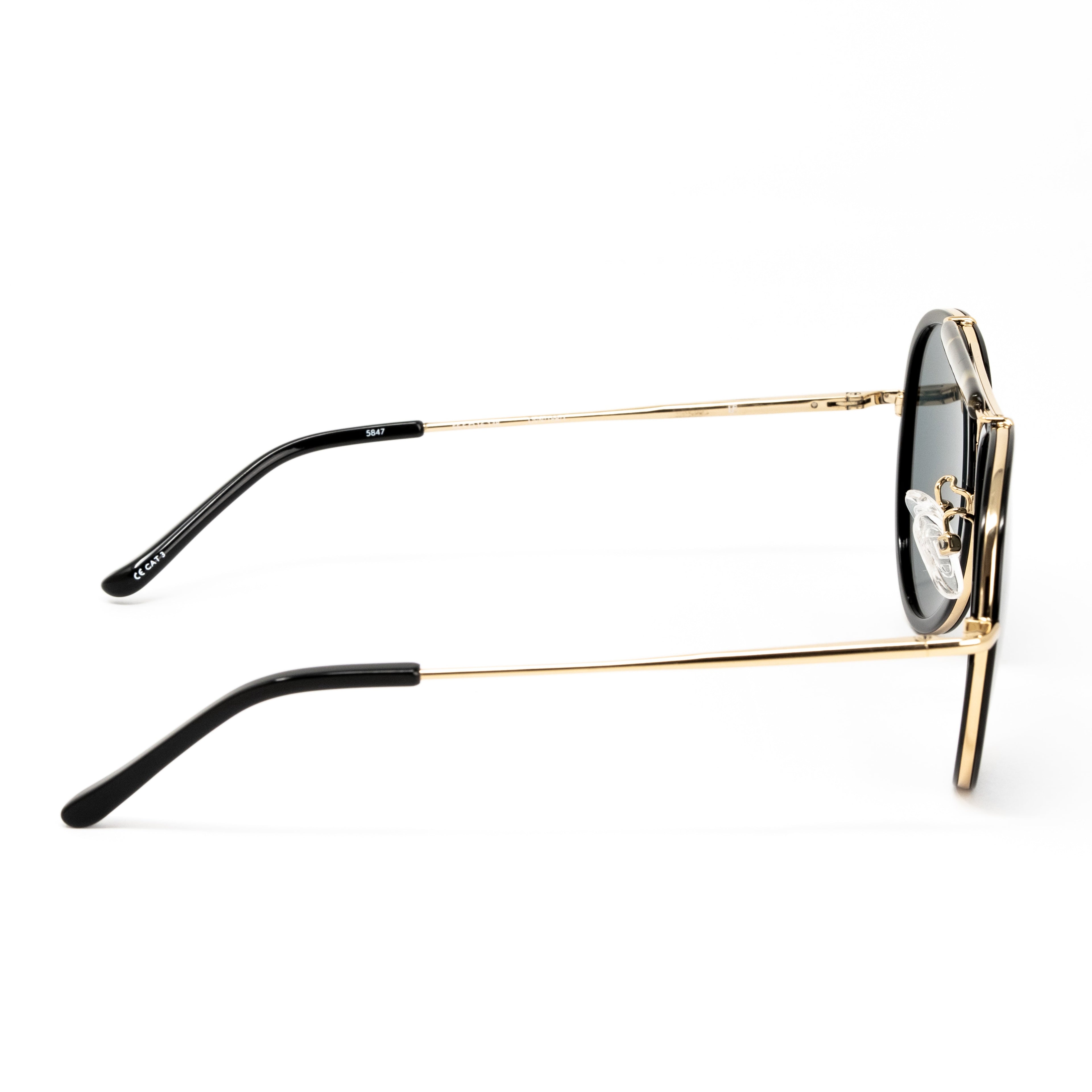 Dries Van Noten x Linda Farrow Black Sunglasses