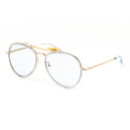 Dries Van Noten x Linda Farrow Gold Sunglasses
