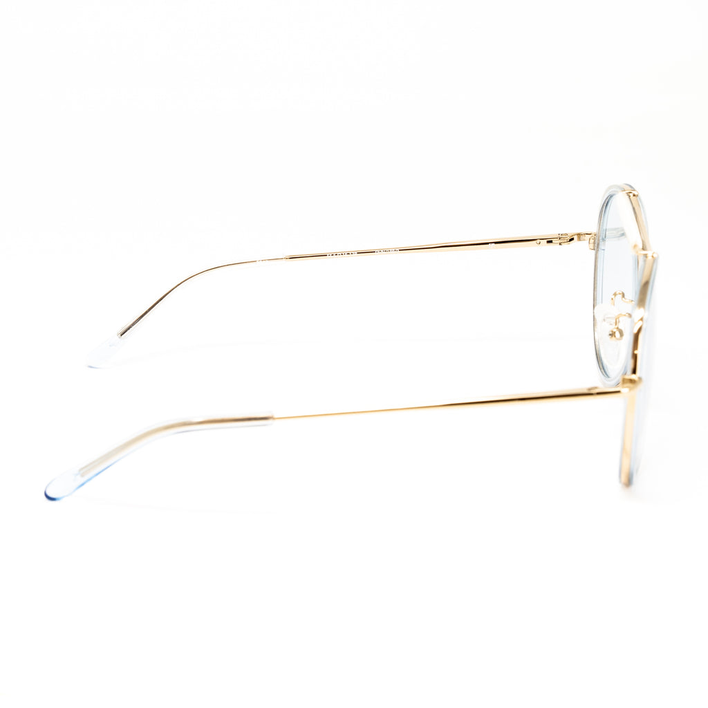Dries Van Noten x Linda Farrow Gold Sunglasses