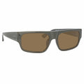 Dries Van Noten Men's Rectangular Green Sunglasses