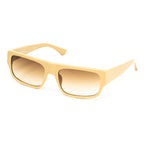Dries Van Noten x Linda Farrow Beige Sunglasses