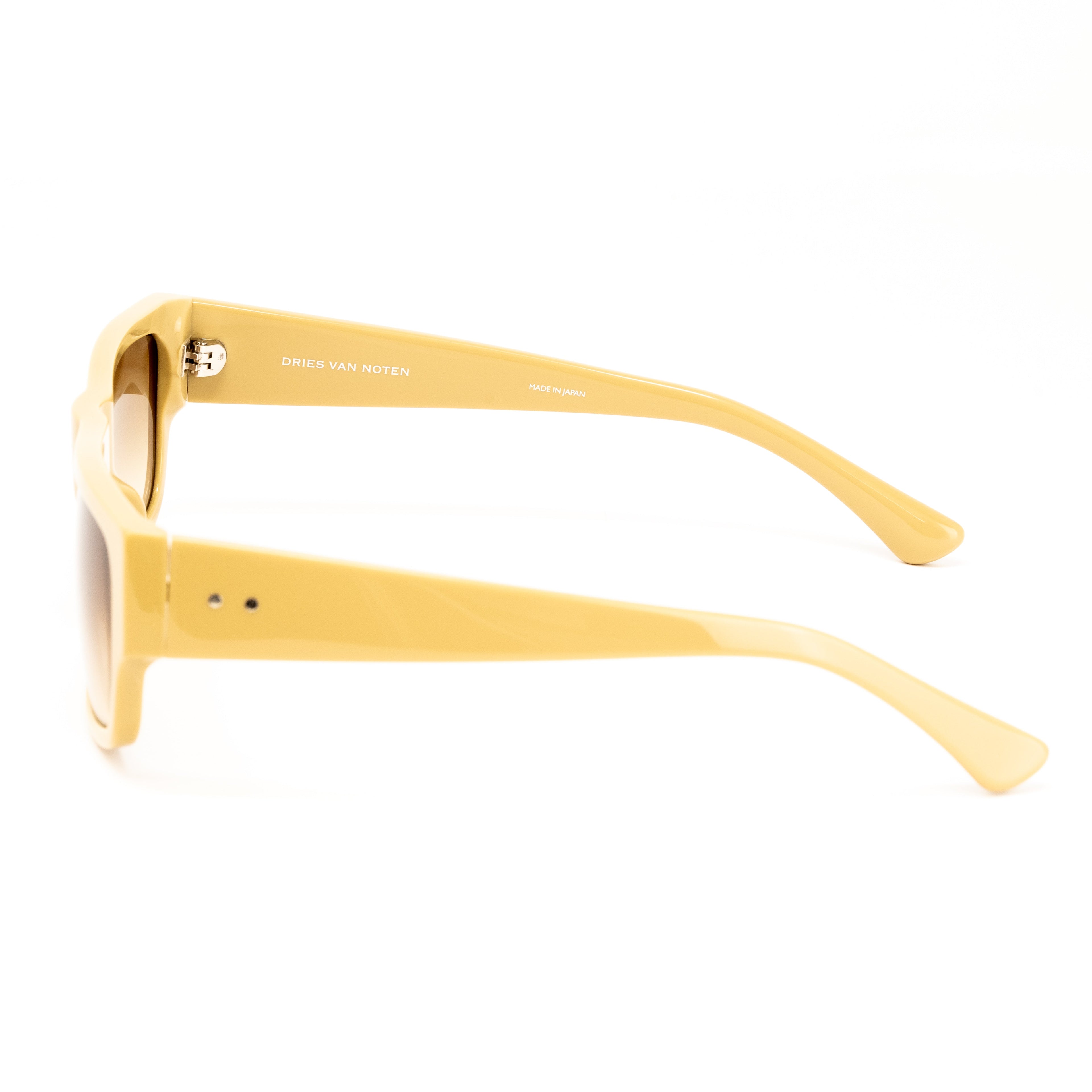 Dries Van Noten x Linda Farrow Beige Sunglasses