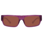Dries Van Noten x Linda Farrow Purple Sunglasses