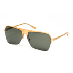 Dries Van Noten x Linda Farrow Gold Sunglasses