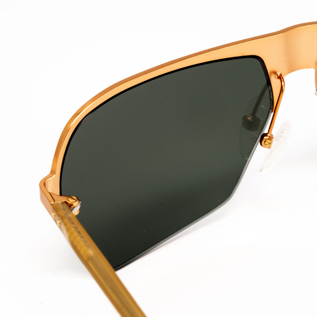 Dries Van Noten x Linda Farrow Gold Sunglasses