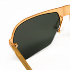 Dries Van Noten x Linda Farrow Gold Sunglasses
