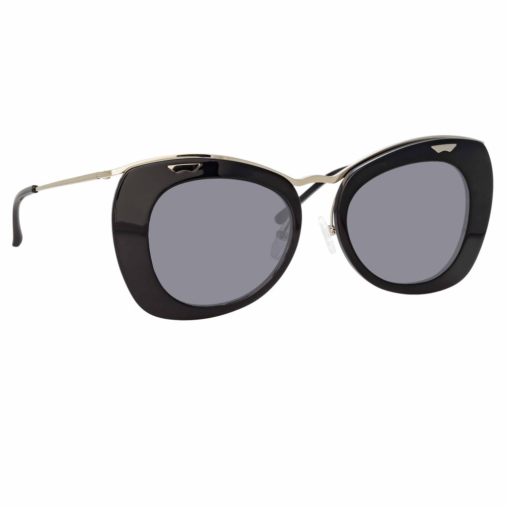 Dries Van Noten Ladies Cat Eye Grey Sunglasses
