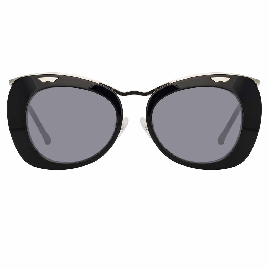 Dries Van Noten Ladies Cat Eye Grey Sunglasses