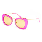 Dries Van Noten x Linda Farrow Hot Pink Sunglasses