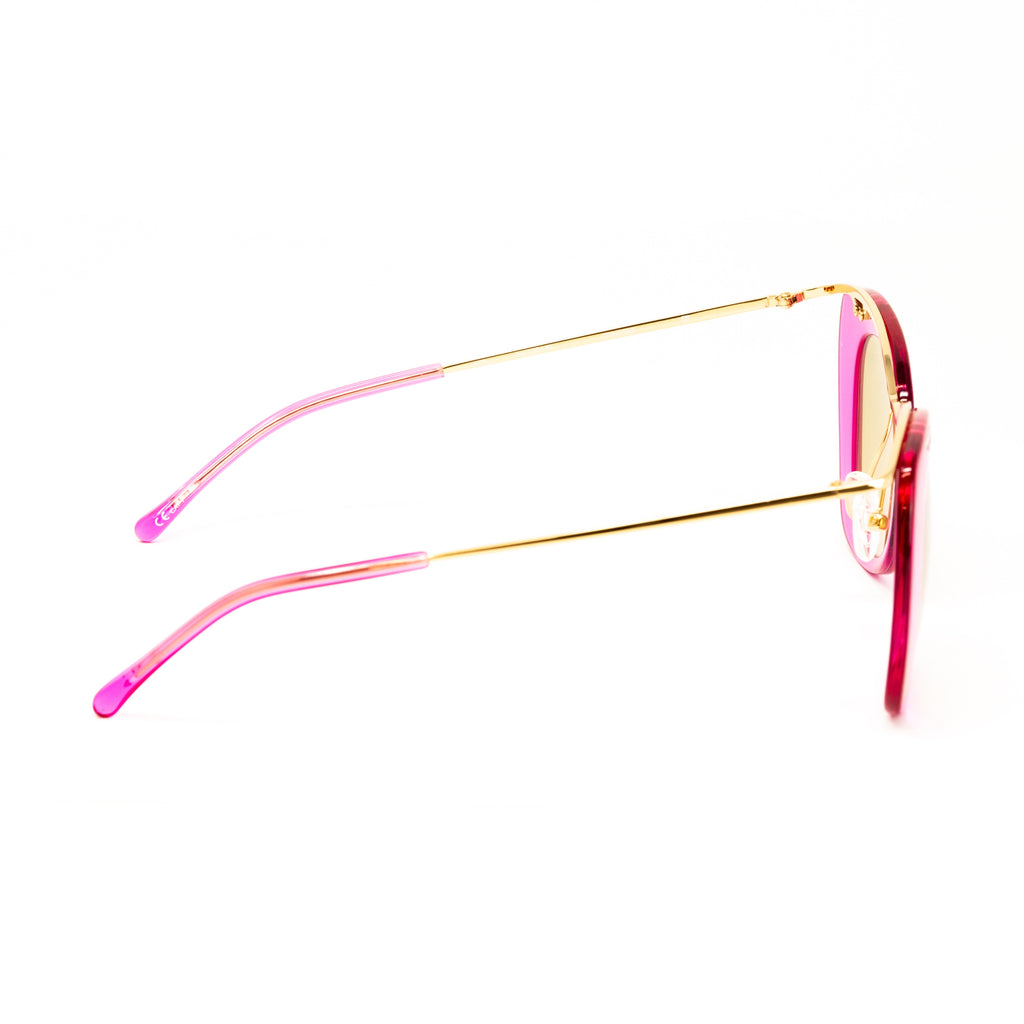 Dries Van Noten x Linda Farrow Hot Pink Sunglasses