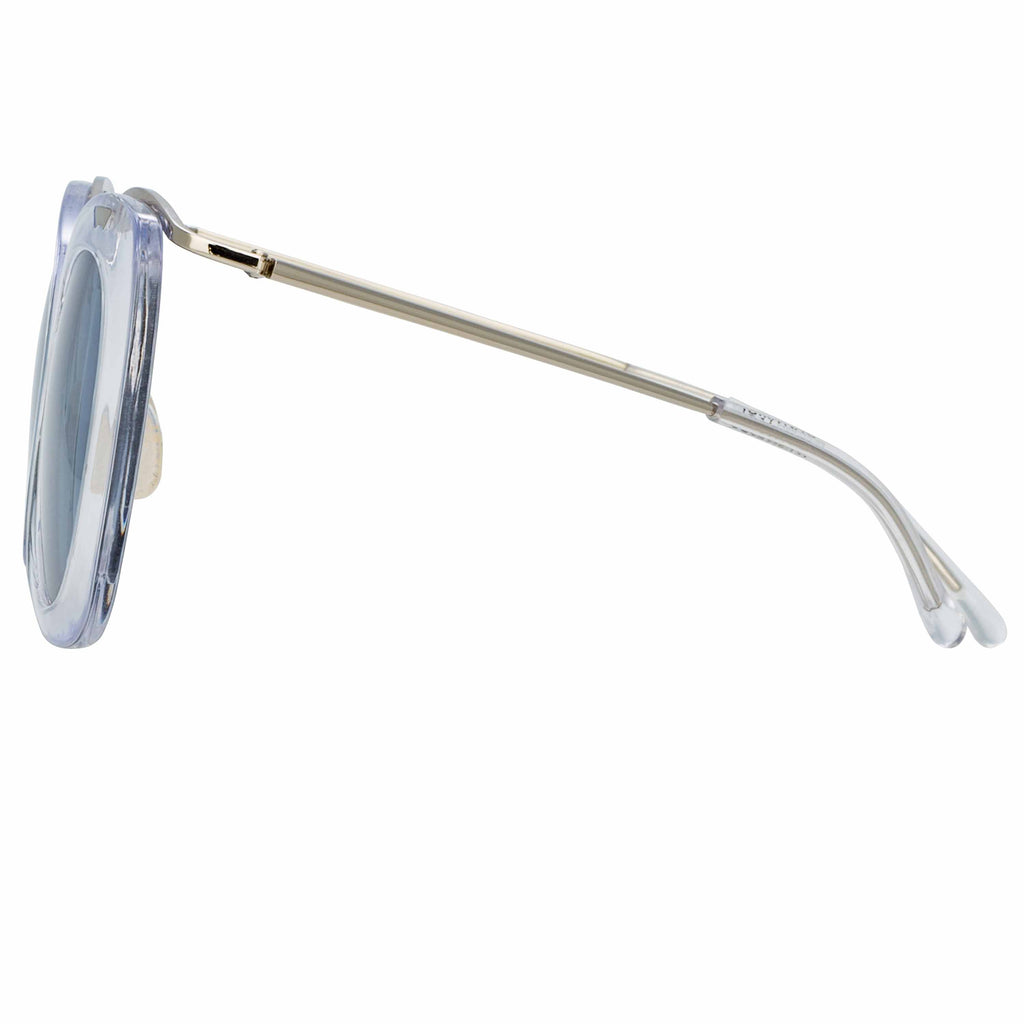 Dries Van Noten Ladies Cat Eye Blue Sunglasses
