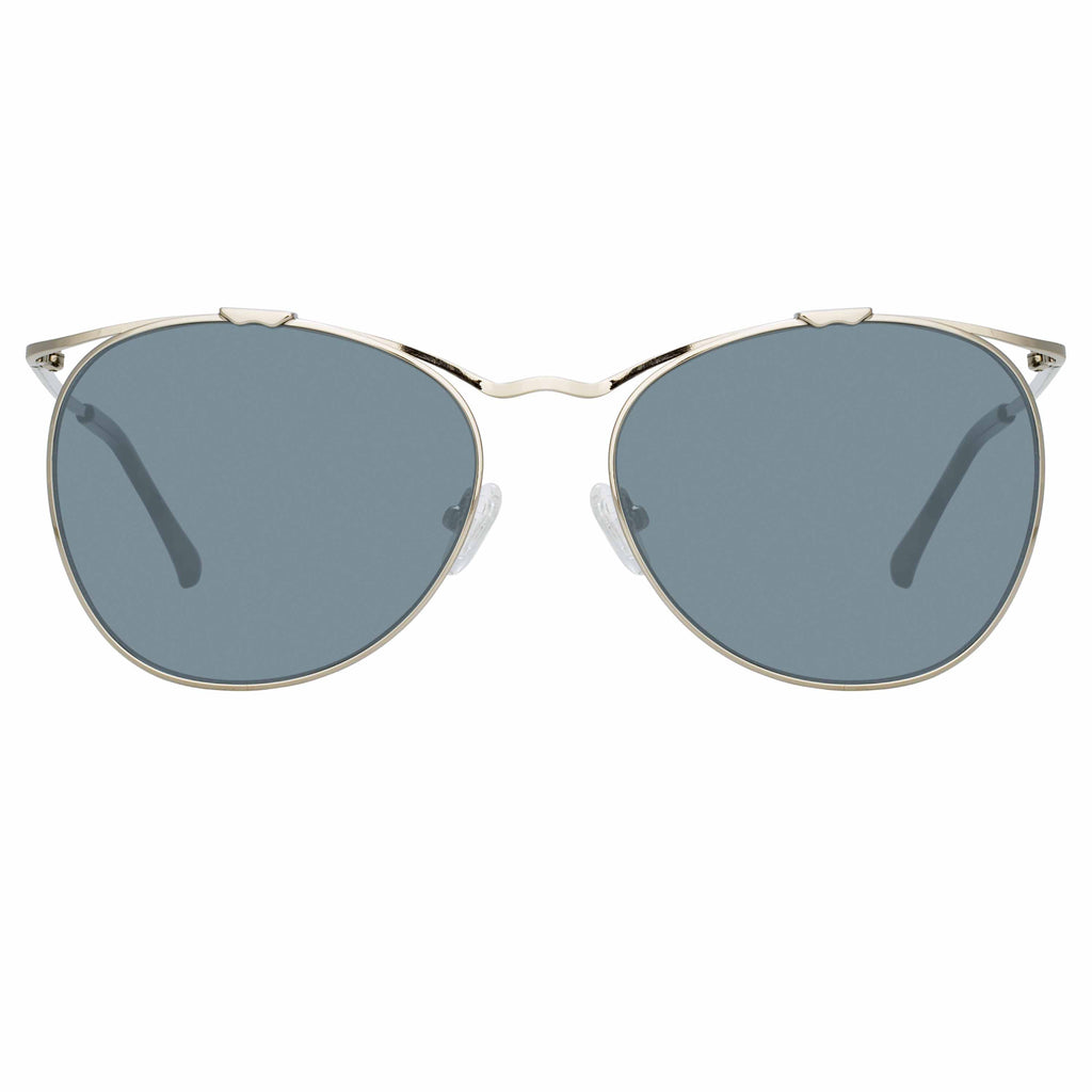 Dries Van Noten Ladies Cat Eye Grey Sunglasses