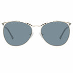 Dries Van Noten Ladies Cat Eye Grey Sunglasses