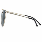 Dries Van Noten Ladies Cat Eye Grey Sunglasses