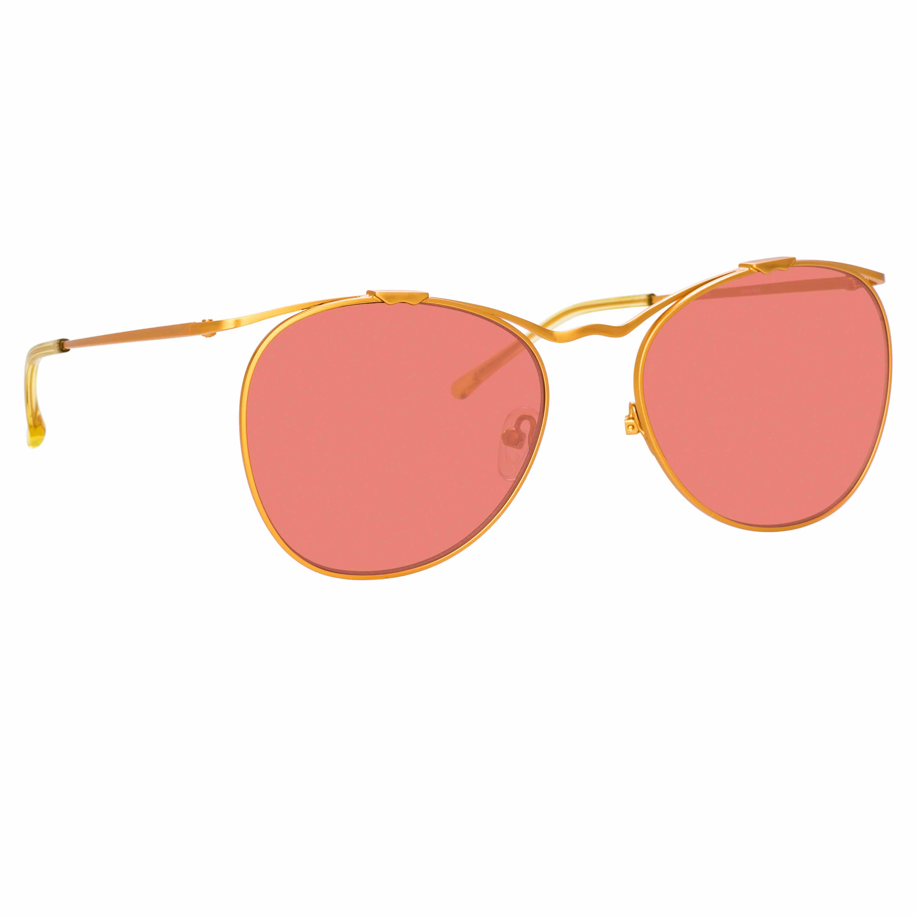 Dries Van Noten Ladies Cat Eye Red Sunglasses