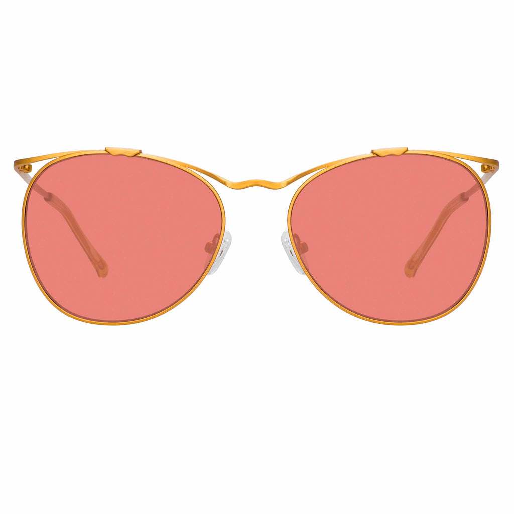 Dries Van Noten Ladies Cat Eye Red Sunglasses