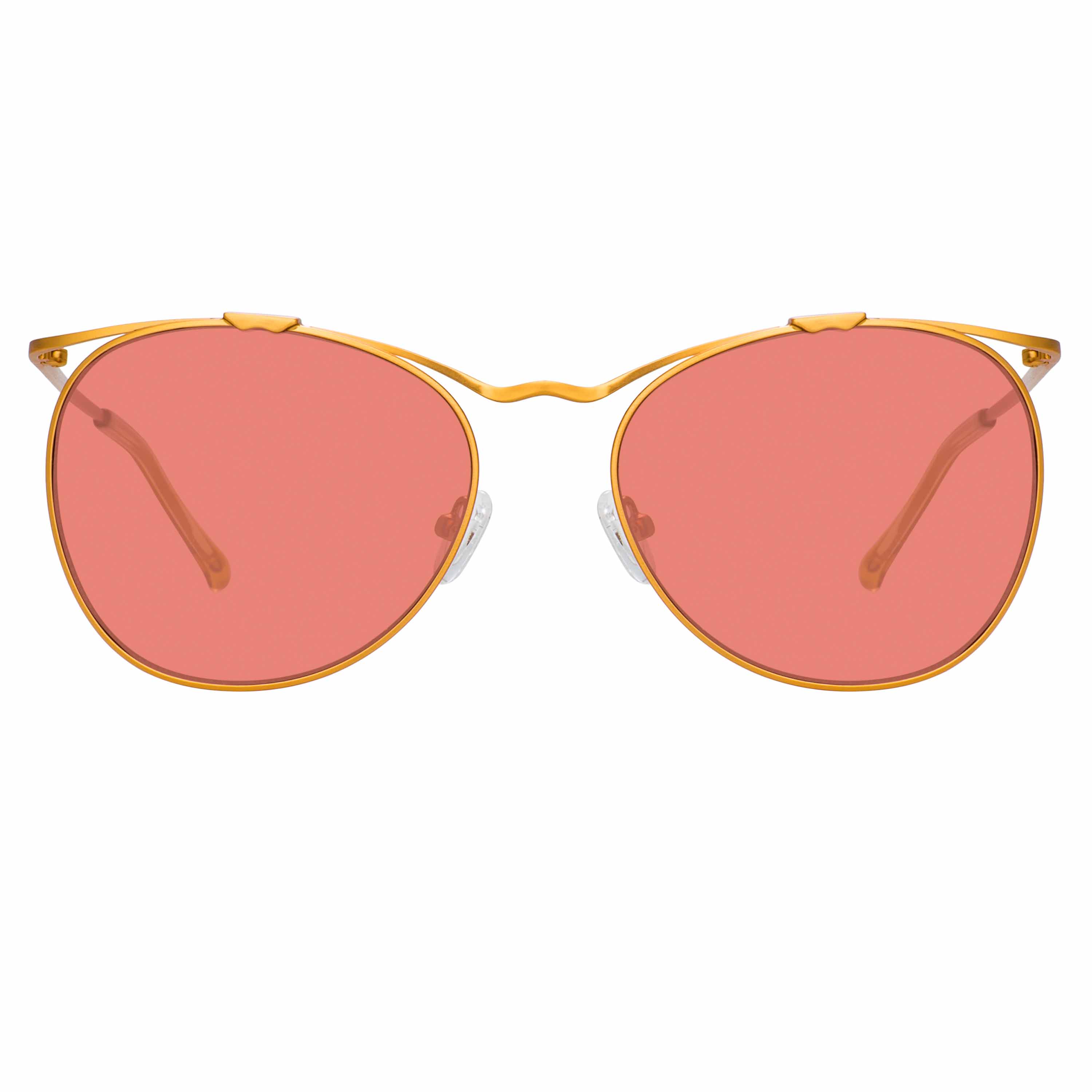 Dries Van Noten Ladies Cat Eye Red Sunglasses