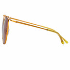 Dries Van Noten Ladies Cat Eye Red Sunglasses