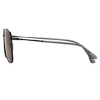 Dries Van Noten Men's Aviator Grey Sunglasses