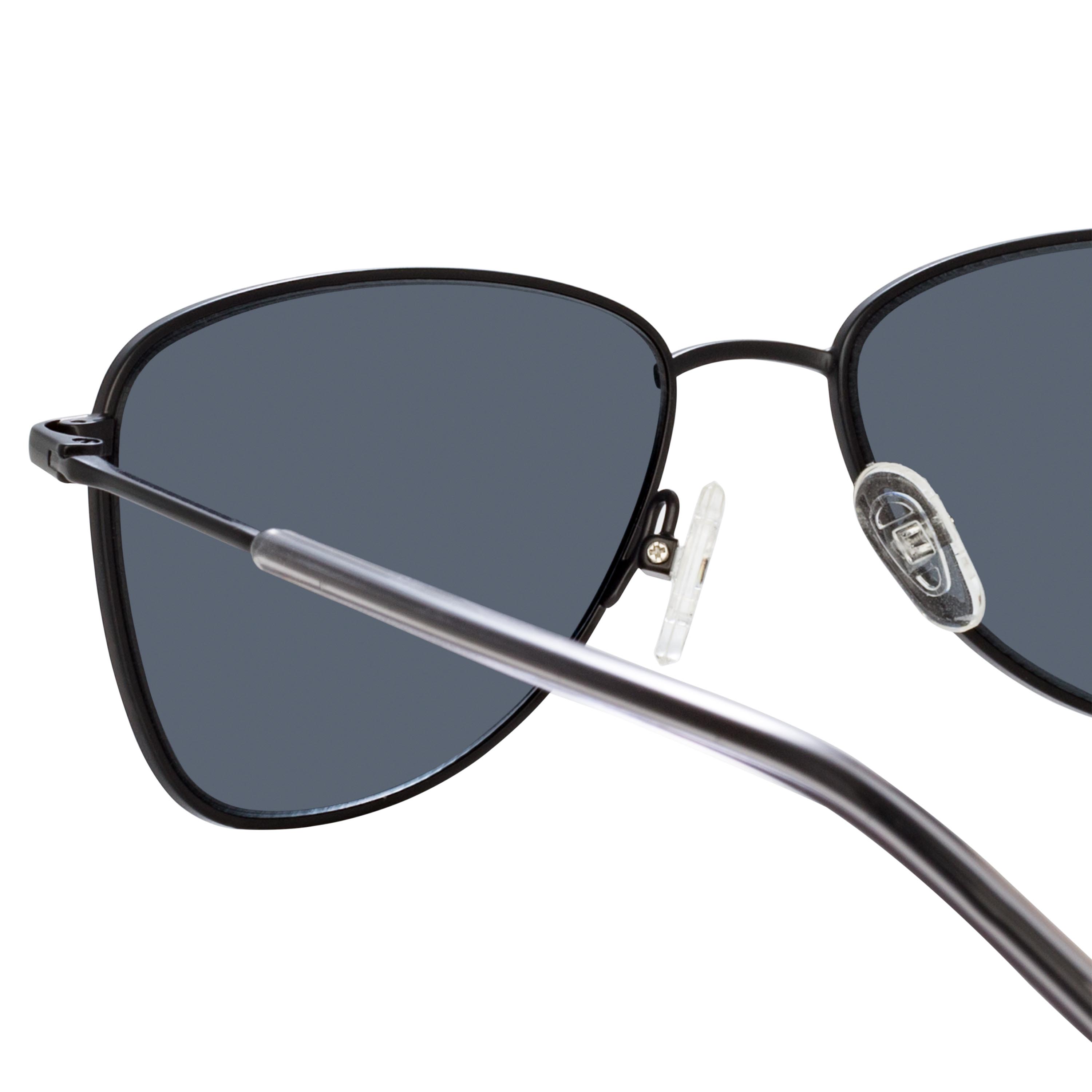 Dries Van Noten Men's Aviator Grey Sunglasses