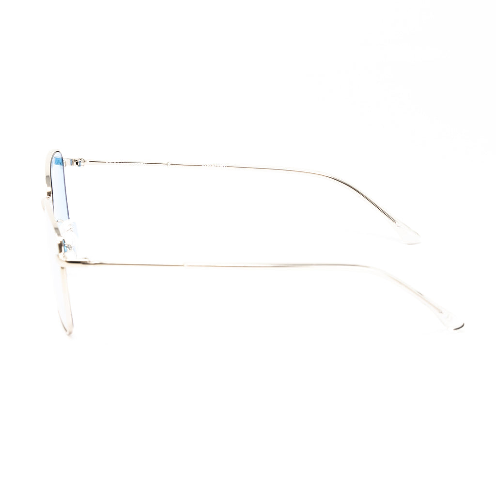 Dries Van Noten x Linda Farrow Silver Sunglasses