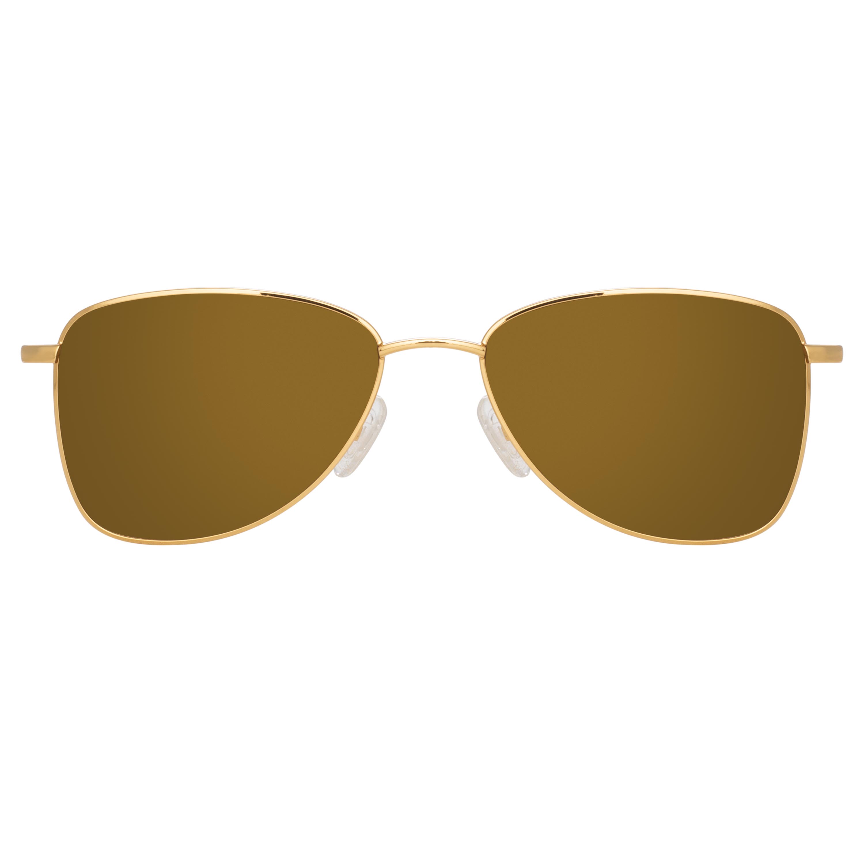 Dries Van Noten Men's Aviator Bronze Sunglasses