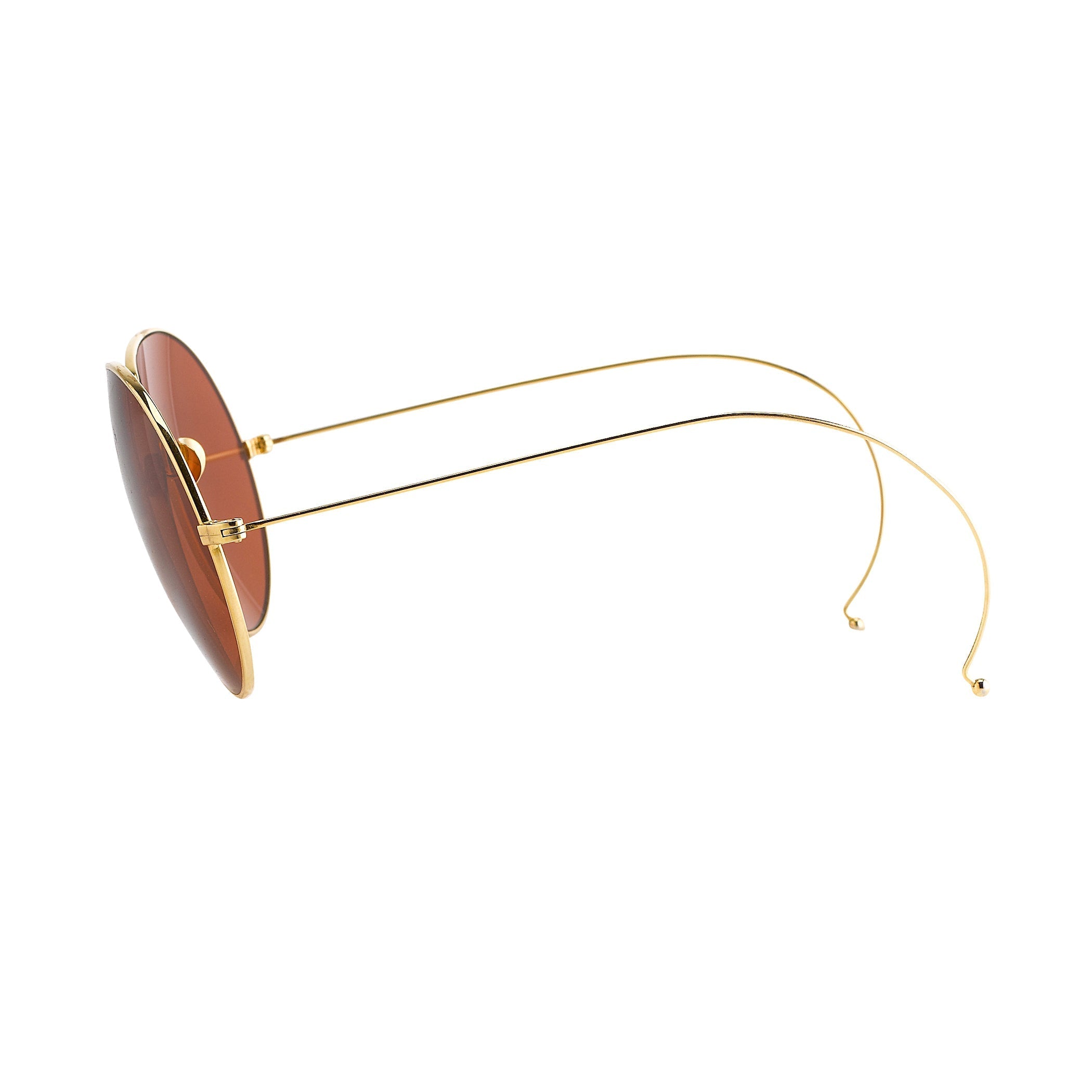 Dries Van Noten Men's Aviator Red Sunglasses