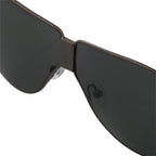 Dries Van Noten Men's Aviator Grey Sunglasses