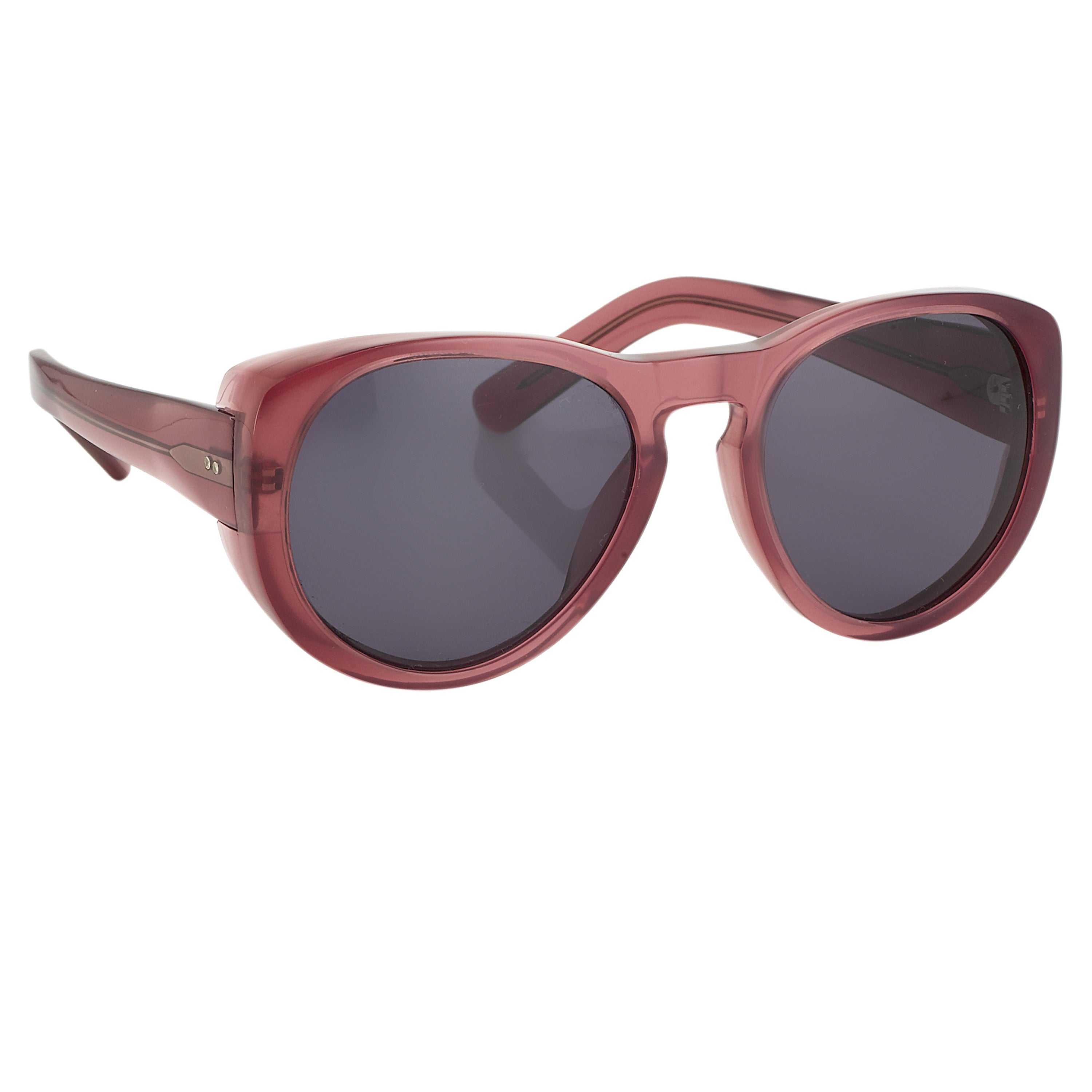 Dries Van Noten Unisex Round Grey Sunglasses